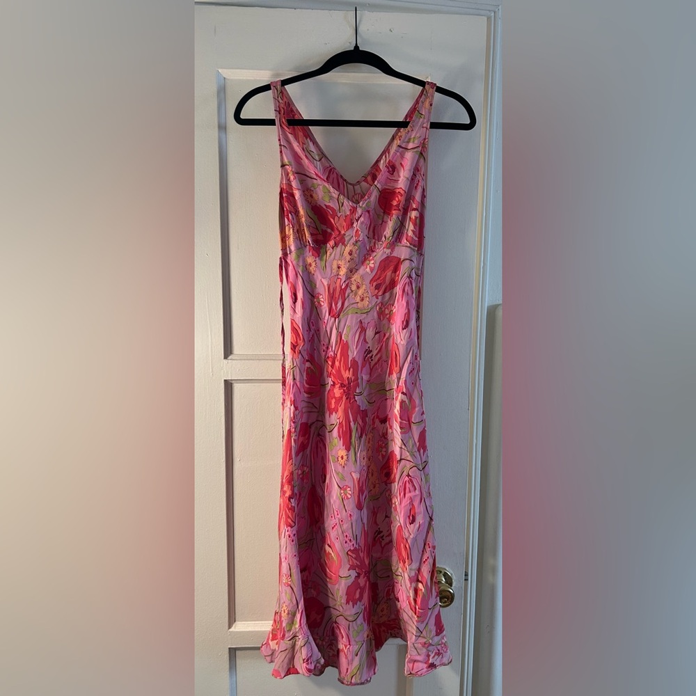 Multicolor Floral Midi Dress